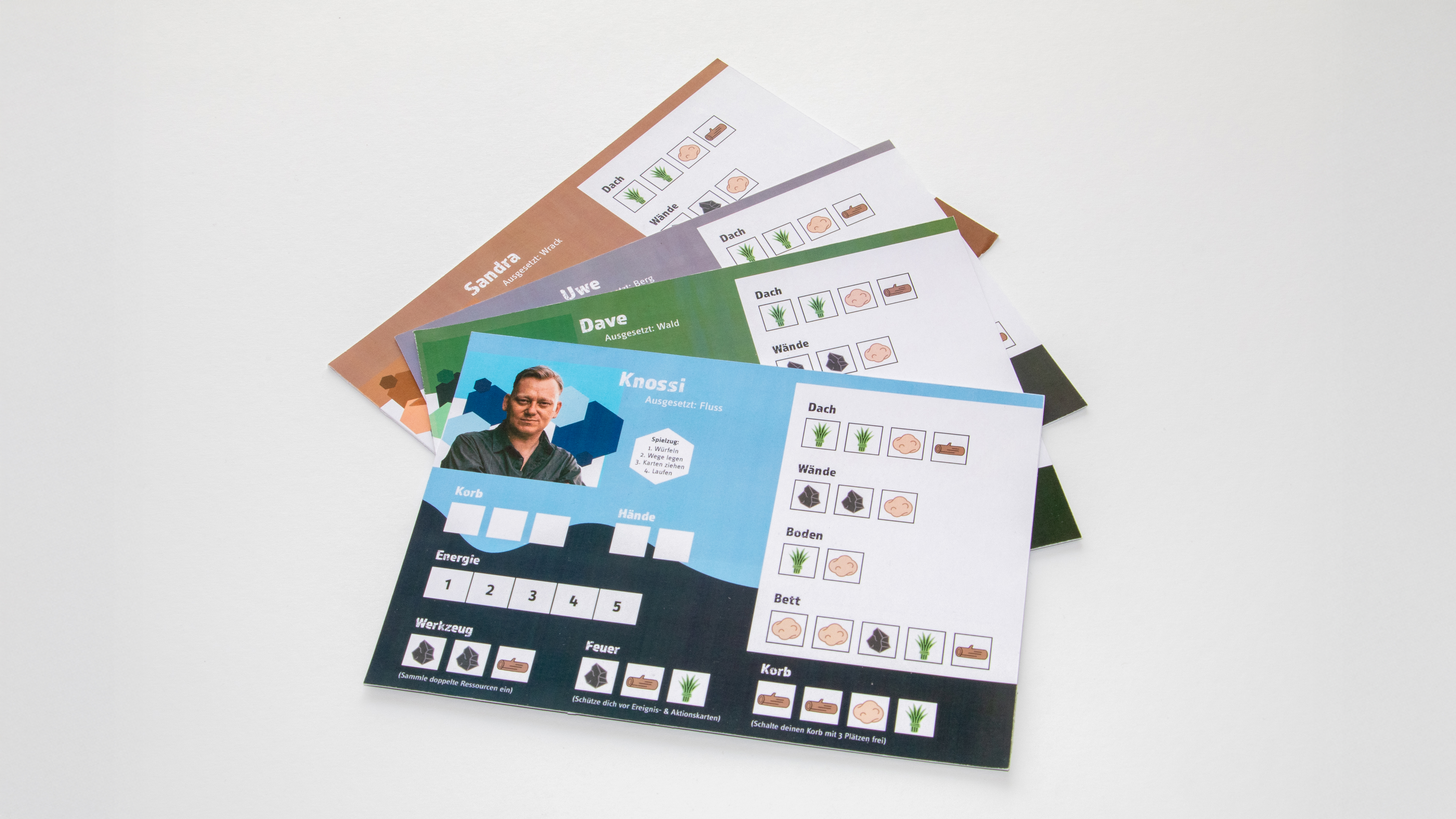 Einstein Exponat mit gruenem Licht