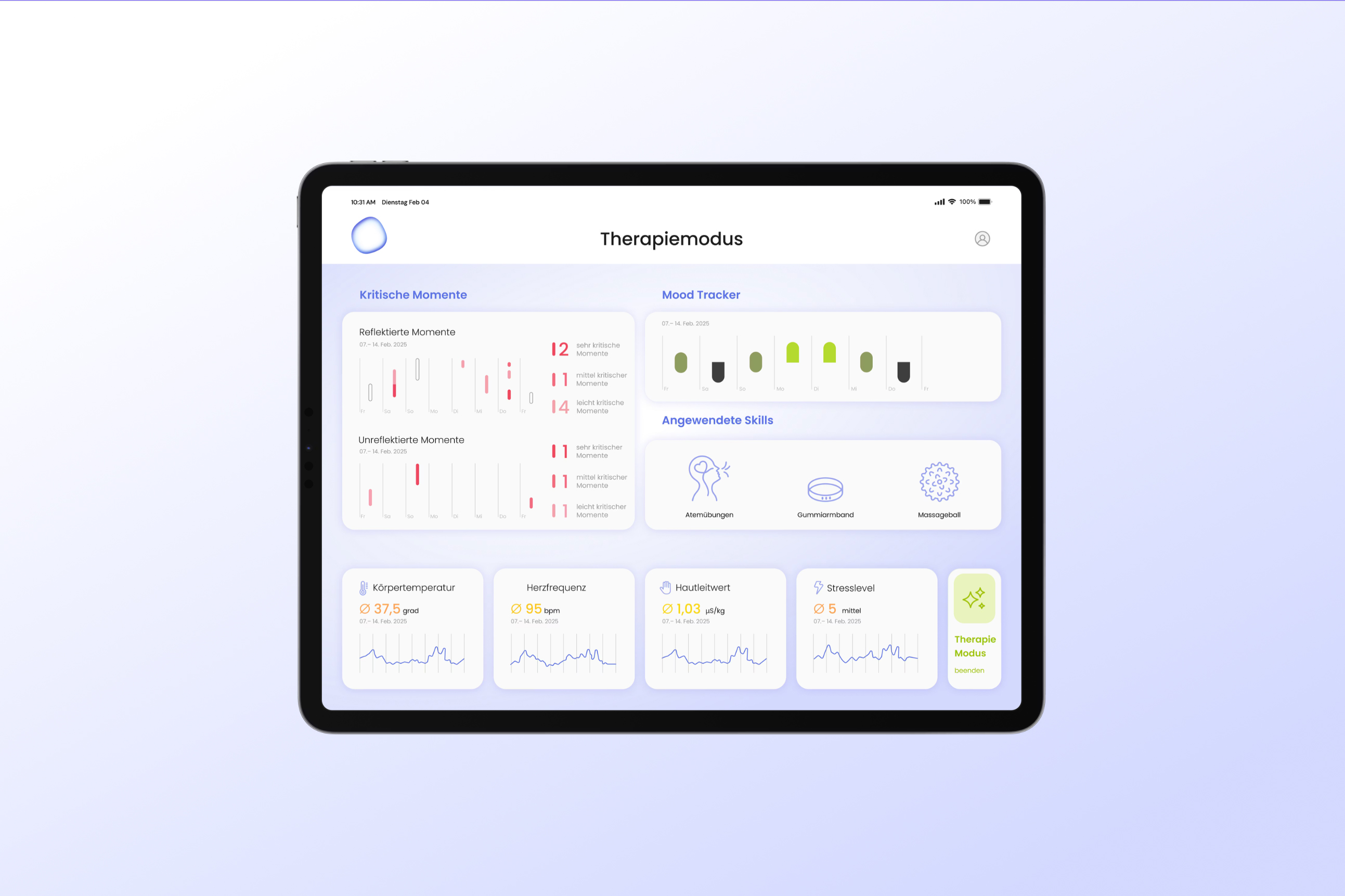 Einstein Exponat mit gruenem Licht