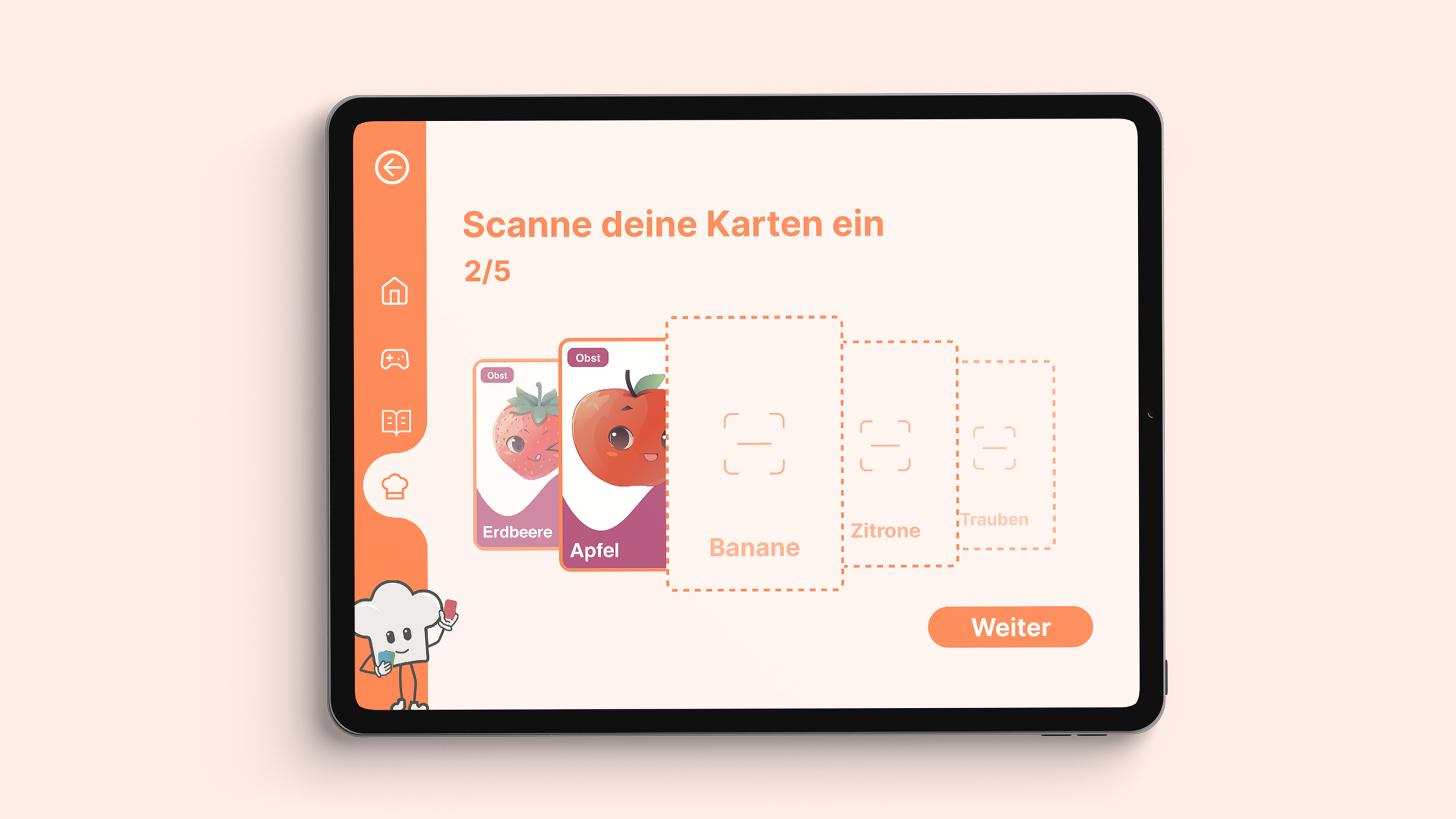 Einstein Exponat mit gruenem Licht