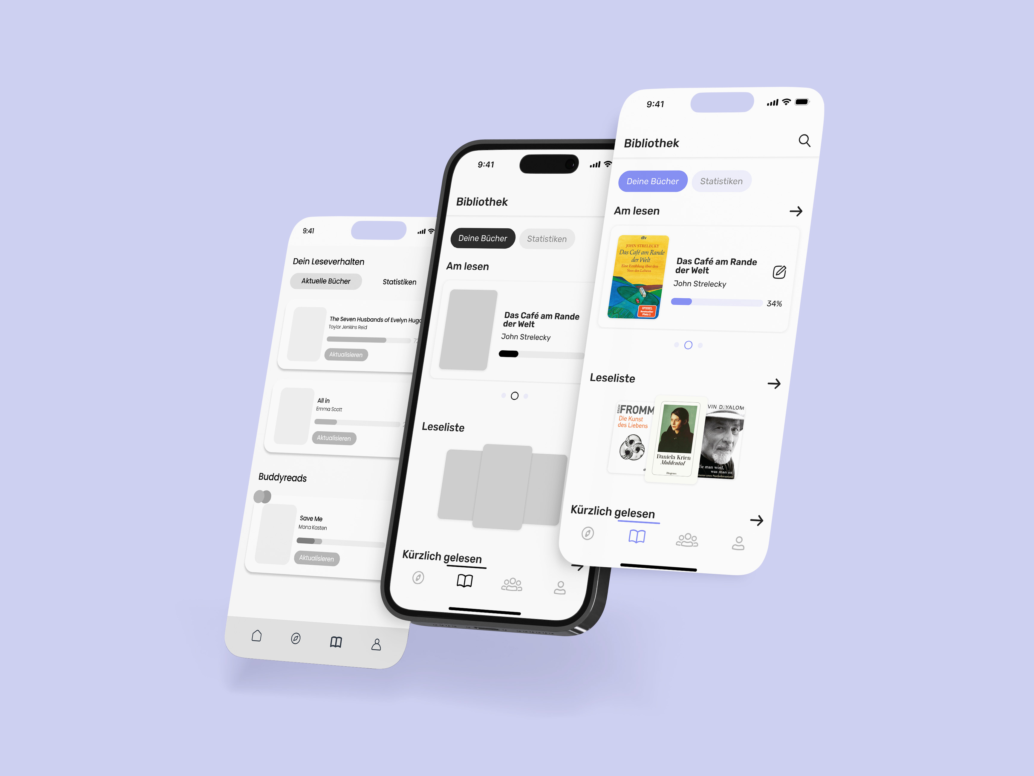 Bibliothek Screen Entwicklung